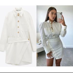 ZARA CREAM MINI DRESS (DISCONTINUED)